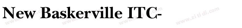 New Baskerville ITC字体转换
